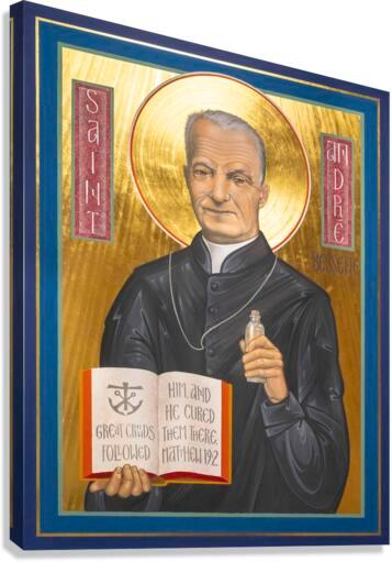 Canvas Print - St. André Bessette by Robert Gerwing, OFM - Trinity Stores