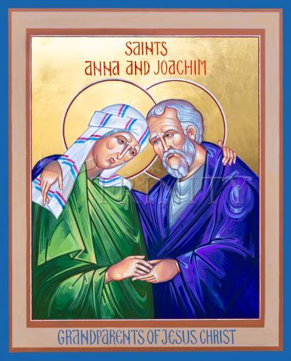 Canvas Print - Grandparents of Jesus by Robert Gerwing, OFM - Trinity Stores