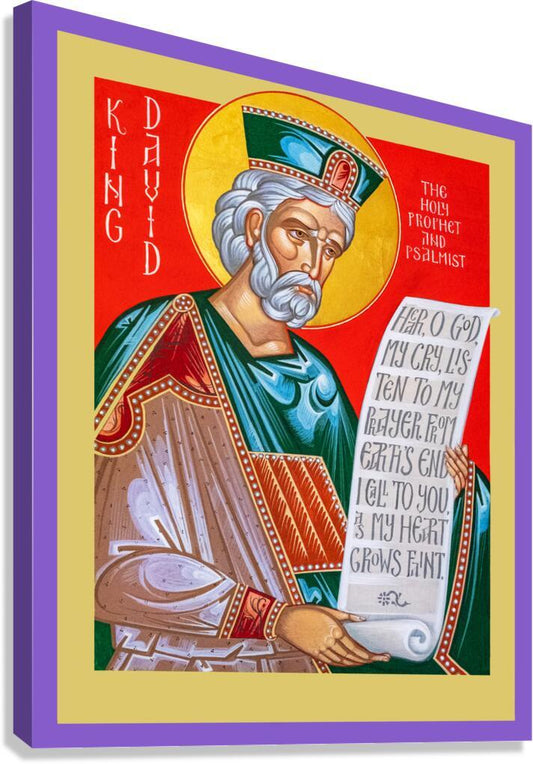 Canvas Print - King David by Robert Gerwing, OFM - Trinity Stores