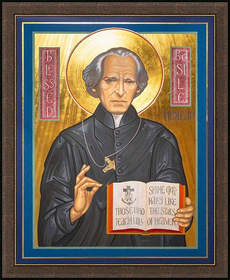 Wall Frame Espresso - Bl. Basil Moreau by Robert Gerwing - Trinity Stores