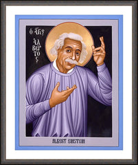 Wall Frame Espresso - Albert Einstein by R. Lentz