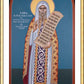 Wall Frame Gold, Matted - St. Athanasius the Great by Br. Robert Lentz, OFM - Trinity Stores