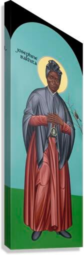 Canvas Print - St. Josephine Bakhita by Br. Robert Lentz, OFM - Trinity Stores