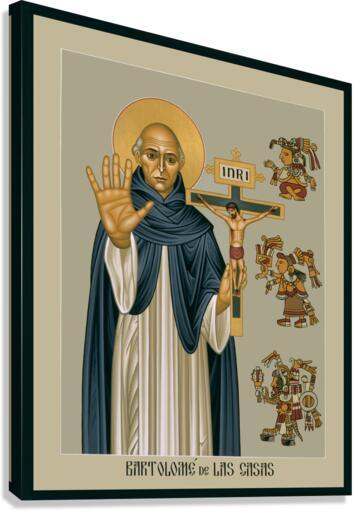 Canvas Print - Bartolome de la Casas by Br. Robert Lentz, OFM - Trinity Stores