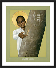 Wall Frame Black - Bernard Mizeki by R. Lentz