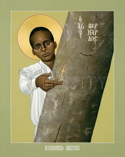 Wall Frame Black, Matted - Bernard Mizeki by Br. Robert Lentz, OFM - Trinity Stores