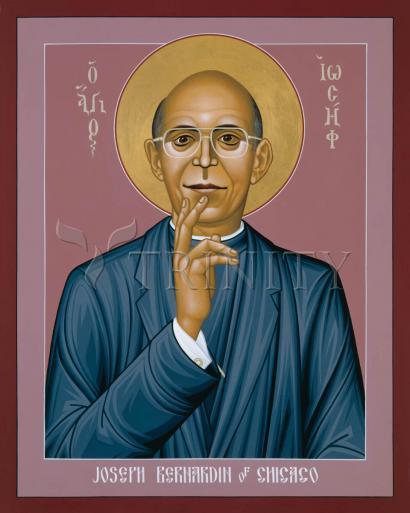 Canvas Print - Cardinal Bernardin of Chicago by Br. Robert Lentz, OFM - Trinity Stores
