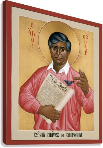 Canvas Print - Cesar Chavez by Br. Robert Lentz, OFM - Trinity Stores