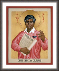 Wall Frame Espresso - Cesar Chavez by R. Lentz