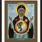 Wall Frame Black, Matted - Captive Daughter of Zion by Br. Robert Lentz, OFM - Trinity Stores