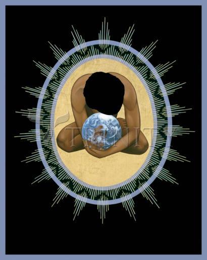 Canvas Print - Compassion Mandala by Br. Robert Lentz, OFM - Trinity Stores