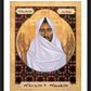 Wall Frame Black, Matted - Christ of the Desert by Br. Robert Lentz, OFM - Trinity Stores