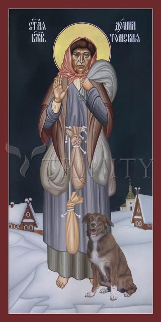 Canvas Print - St. Domna of Tomsk by Br. Robert Lentz, OFM - Trinity Stores