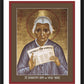 Wall Frame Black, Matted - Dorothy Day of New York by Br. Robert Lentz, OFM - Trinity Stores
