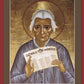 Wall Frame Gold, Matted - Dorothy Day of New York by Br. Robert Lentz, OFM - Trinity Stores