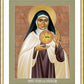 Wall Frame Gold, Matted - St. Edith Stein of Auschwitz by Br. Robert Lentz, OFM - Trinity Stores