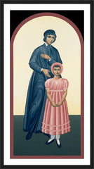 Wall Frame Black - St. Elizabeth Seton by R. Lentz