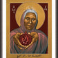 Wall Frame Espresso, Matted - Eve, The Mother of All by Br. Robert Lentz, OFM - Trinity Stores