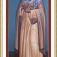 Wall Frame Gold, Matted - St. Moses the Ethiopian by Br. Robert Lentz, OFM - Trinity Stores
