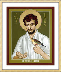 Wall Frame Gold - Ezechiele Ramin, MCCJ by R. Lentz