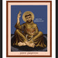 Wall Frame Black, Matted - St. Francis, Father of the Poor by R. Lentz