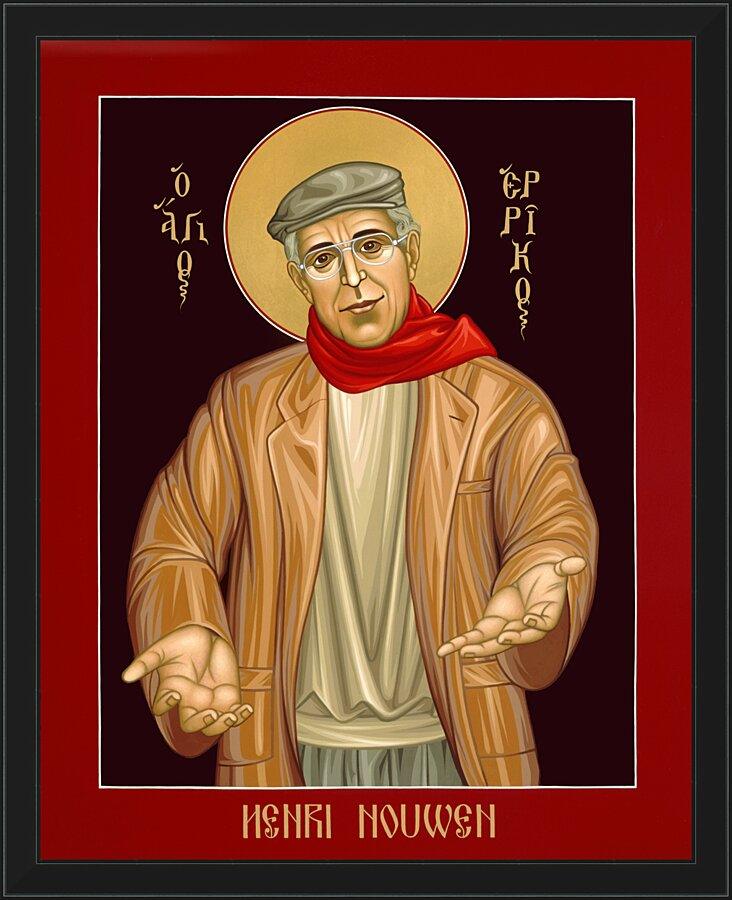 Wall Frame Black - Henri Nouwen by Br. Robert Lentz, OFM - Trinity Stores