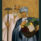 Canvas Print - Sts. Isidore and Maria by Br. Robert Lentz, OFM - Trinity Stores