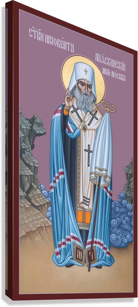 Canvas Print - St. Innocent of Alaska by Br. Robert Lentz, OFM - Trinity Stores