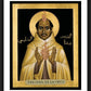 Wall Frame Black, Matted - St. John of the Cross by Br. Robert Lentz, OFM - Trinity Stores