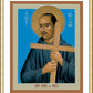 Wall Frame Gold, Matted - St. John of God by Br. Robert Lentz, OFM - Trinity Stores