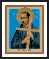 Wall Frame Black - St. John of God by R. Lentz
