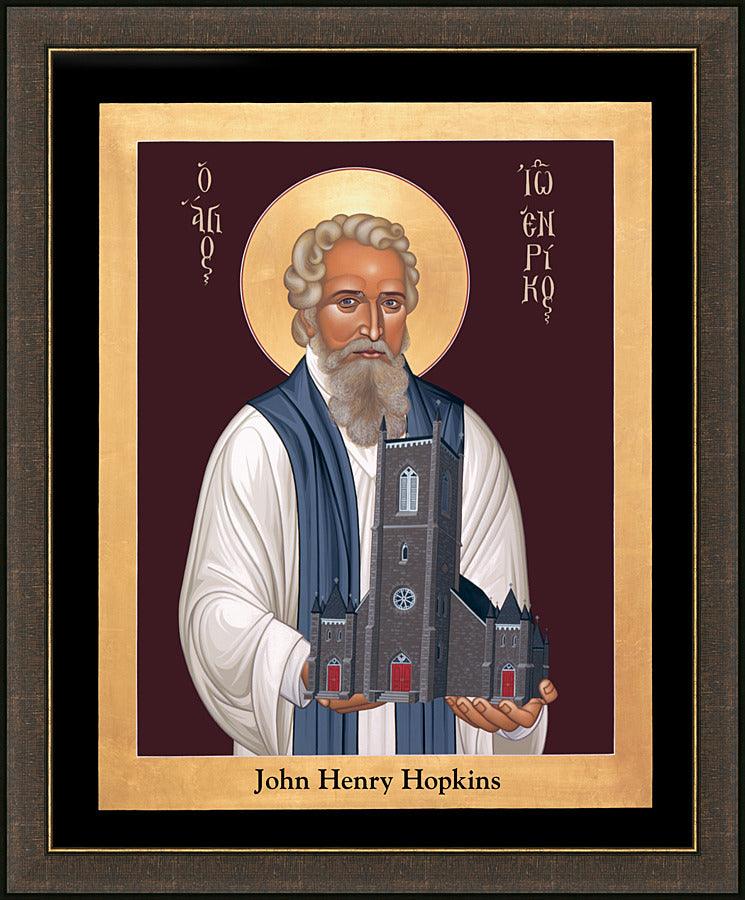 Wall Frame Espresso - John Henry Hopkins by Br. Robert Lentz, OFM - Trinity Stores