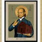 Wall Frame Gold, Matted - James Lloyd Breck by Br. Robert Lentz, OFM - Trinity Stores