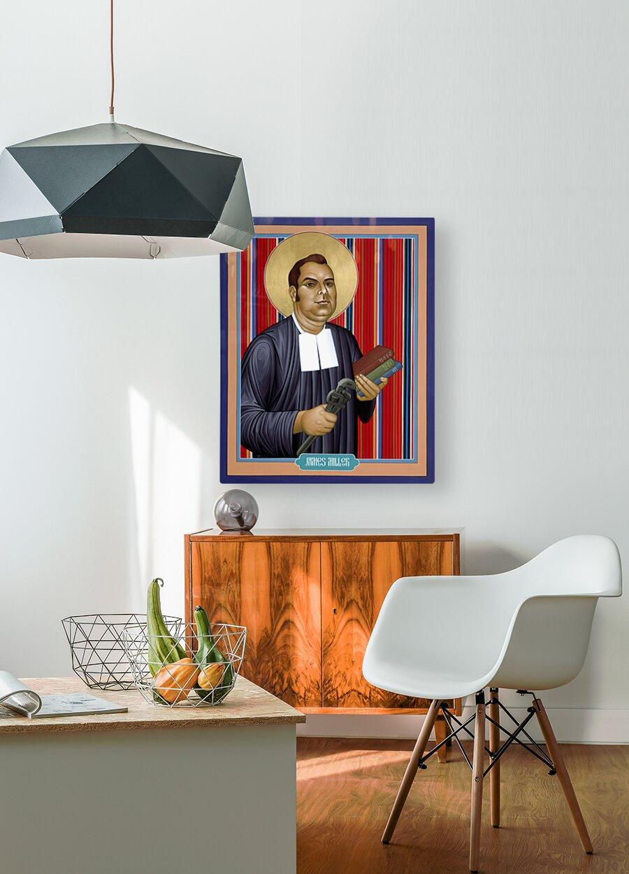 Metal Print - Bl. James A. Miller, FSC by Br. Robert Lentz, OFM - Trinity Stores