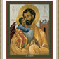 Wall Frame Gold, Matted - St. Joseph of Nazareth by Br. Robert Lentz, OFM - Trinity Stores