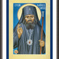 Wall Frame Espresso, Matted - St. John Maximovitch of San Francisco by Br. Robert Lentz, OFM - Trinity Stores