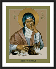 Wall Frame Black - Julian of Norwich by R. Lentz