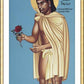 Wall Frame Gold, Matted - St. Juan Diego Cuauhtlatoatzin by Br. Robert Lentz, OFM - Trinity Stores