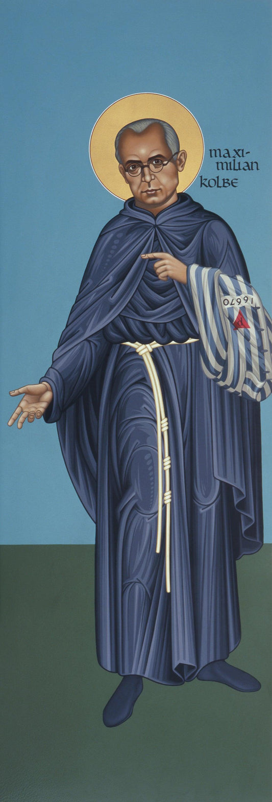 Giclée Print - St. Maximilian Kolbe by R. Lentz - trinitystores by Br. Robert Lentz, OFM - Trinity Stores
