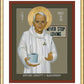 Wall Frame Gold, Matted - Mathias Barrett of Albuquerque by Br. Robert Lentz, OFM - Trinity Stores