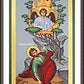 Wall Frame Espresso, Matted - Moses and the Burning Bush by Br. Robert Lentz, OFM - Trinity Stores
