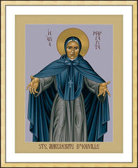 Wall Frame Gold - St. Marguerite d'Youville by R. Lentz