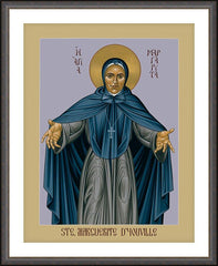 Wall Frame Espresso - St. Marguerite d'Youville by R. Lentz