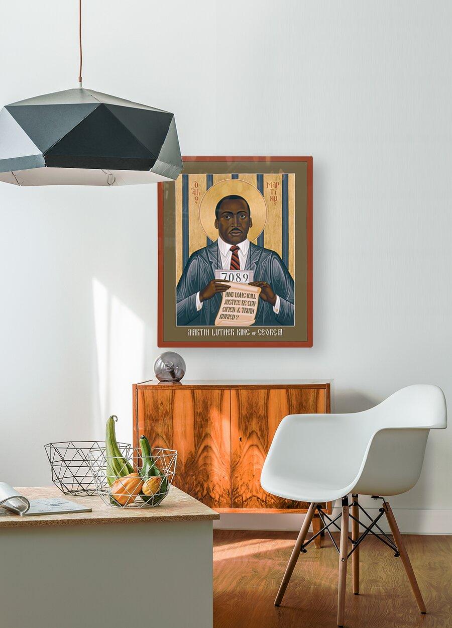 Acrylic Print - Martin Luther King of Georgia by Br. Robert Lentz, OFM - Trinity Stores