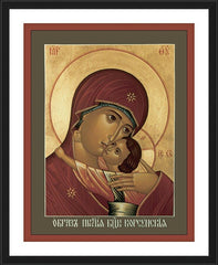 Wall Frame Black - Our Lady of Korsun by R. Lentz