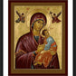Wall Frame Black, Matted - Our Lady of Perpetual Help by Br. Robert Lentz, OFM - Trinity Stores