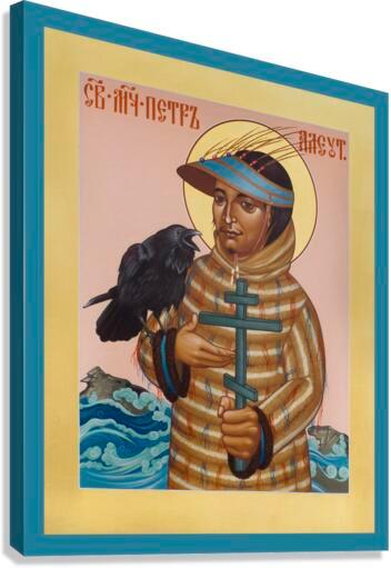 Canvas Print - St. Peter the Aleut by Br. Robert Lentz, OFM - Trinity Stores