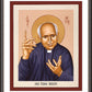 Wall Frame Espresso, Matted - Pedro Arrupe, SJ by Br. Robert Lentz, OFM - Trinity Stores