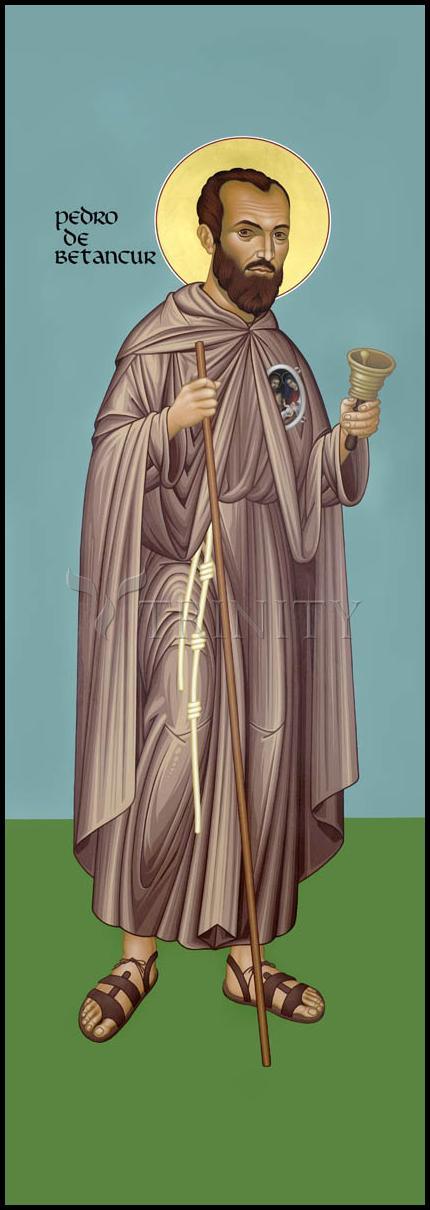 Acrylic Print - St. Pedro Betancur by Br. Robert Lentz, OFM - Trinity Stores