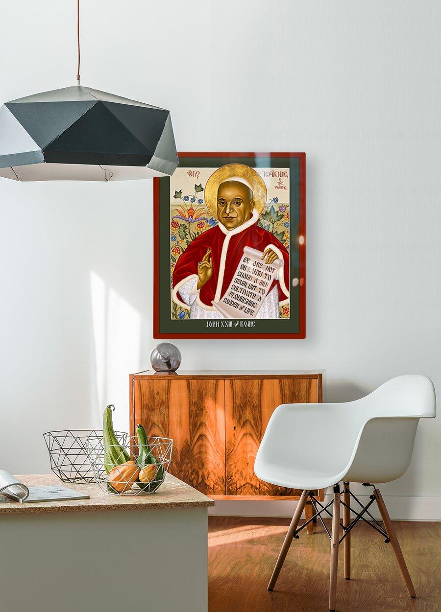 Acrylic Print - St. John XXIII by Br. Robert Lentz, OFM - Trinity Stores